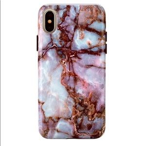 🛑💔SOLD💔🛑marbled Velvet caviar iPhone X case!